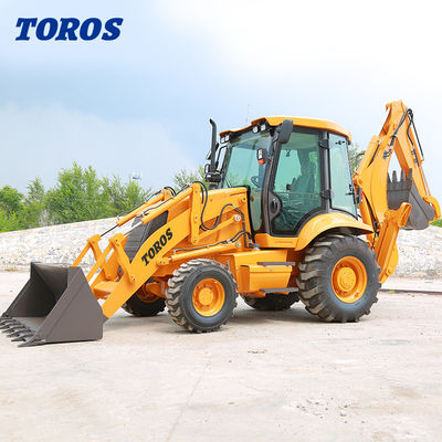 کیفیت  TOROS Versatile Mini Backhoe Loader Machine 1 Ton 2 Ton 3 Ton کارخانه