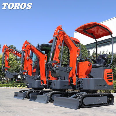 Multipurpose 1 Ton Mini Excavator Machine Hydraulic Space Saving