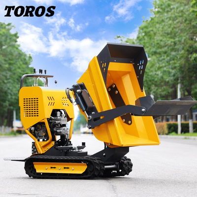 خرید زرد 0.5-0.8 تن ریز مینی دامپر با ترمز های هوا / هیدرولیک online manufacture