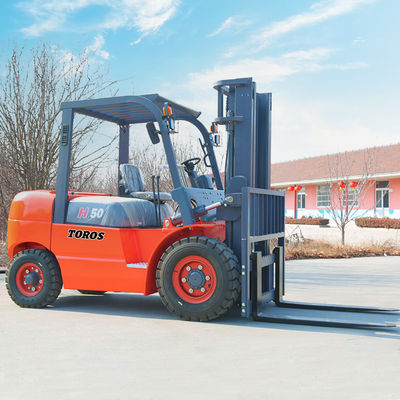 کیفیت  Heavy Lifting 2-3 Ton Diesel Forklift 3-4 Meters Overall Length کارخانه