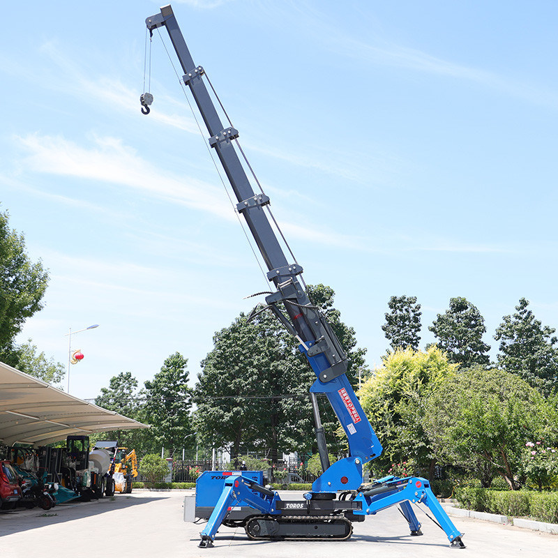 Durable Reliable Spider Lift Crane In Tight Spaces EURO 5 Certified