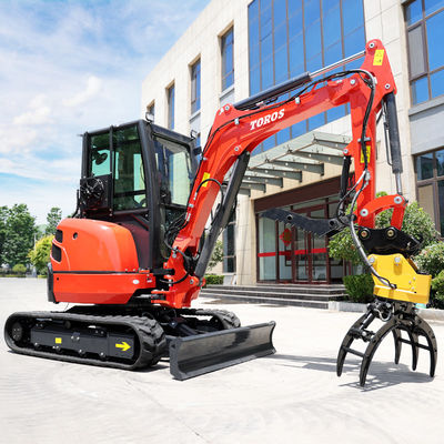 تجهیزات حفاری فشرده 3.5 تنی Mini حفار Minibagger Toros