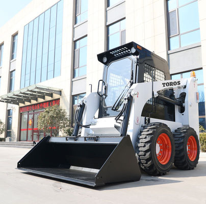 18.2KW 1000kg کمپکت اسکید استیر لوڈر زمین آجر درایو اتصال
