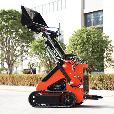 2-4Mph مینی اسکید استیر بارگیر با 2 بار ریختن بسته حلقه سیستم هیدرولیکی