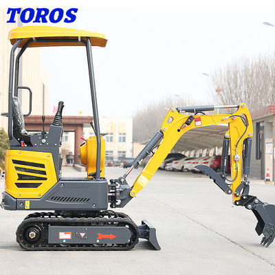 930mm عرض شاسی 1200kg مینی کاوشگر خزنده برای ساخت و ساز سبک
