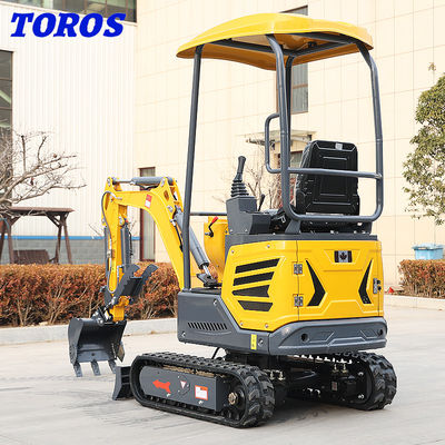 1.2تن مینی حفرگاه ماشین حفاری کوچک 370mm زمین پاک
