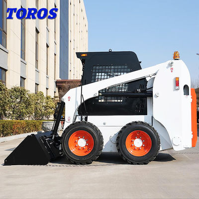 18.2KW 1000kg کمپکت اسکید استیر لوڈر زمین آجر درایو اتصال