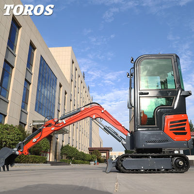 1.2تن مینی حفرگاه ماشین حفاری کوچک 370mm زمین پاک