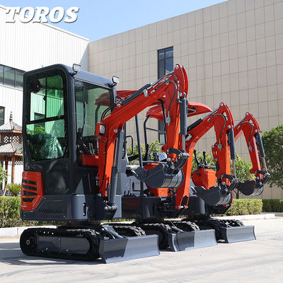 مینی کاوشگر کاوشگر 1200kg وزن عملیاتی