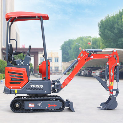 930mm عرض شاسی 1200kg مینی کاوشگر خزنده برای ساخت و ساز سبک