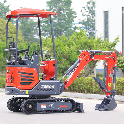 بیل مکانیکی چند منظوره 1.2 T بیل مکانیکی باغ کوچک ابعاد 2870*930*2030 میلی متر