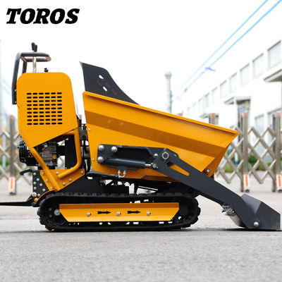 500-800KG مینی خود بارگیری دامپر کوچک ردیاب شده دامپر عملیات ساده