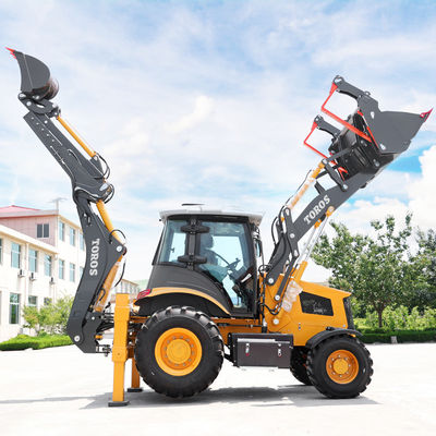2500kg چرخ بارگذاری Backhoe بزرگ Backhoe بارگذاری چند کارکرد
