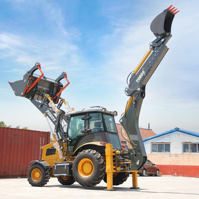 2.5تن ماشین بارگیری backhoe فشرده مجهز به لوازم مختلف