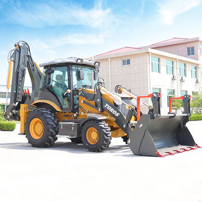 2500kg چرخ بارگذاری Backhoe بزرگ Backhoe بارگذاری چند کارکرد