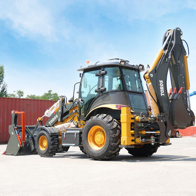 2500kg چرخ بارگذاری Backhoe بزرگ Backhoe بارگذاری چند کارکرد