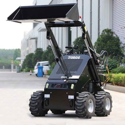 2-4Mph مینی اسکید استیر بارگیر با 2 بار ریختن بسته حلقه سیستم هیدرولیکی