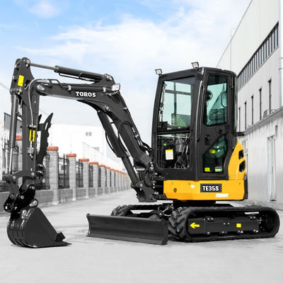 مینی حفاری هیدرولیک تراکم دار و قابل اعتماد TE-35 با ظرفیت 0.09m3