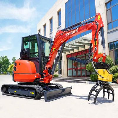 مینی حفاری هیدرولیک تراکم دار و قابل اعتماد TE-35 با ظرفیت 0.09m3