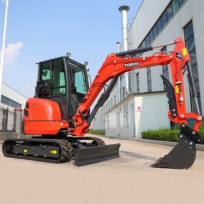 توروس 3.5 تن مینی حفاری با موتور کوبوتا Micro Digger Mult Functions bagger