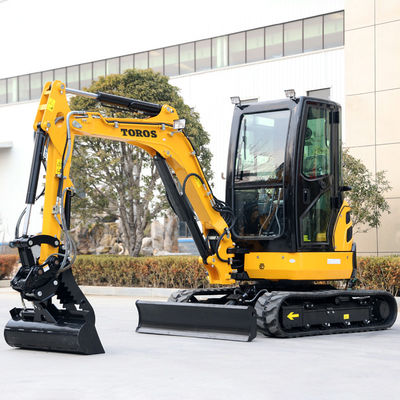 مینی Excavator 3.5 تن Kubota موتور حفاری کوچک CE EPA EURO5 Micro Digger Crawler Bagger
