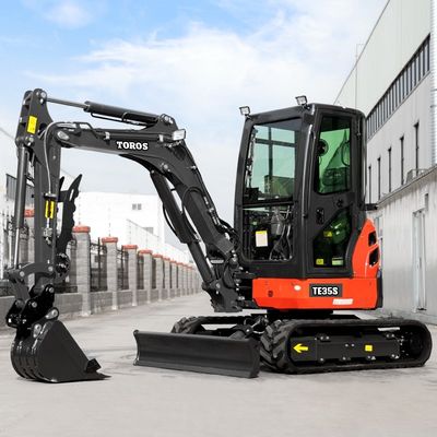 توروس 3.5 تن مینی حفاری با موتور کوبوتا Micro Digger Mult Functions bagger