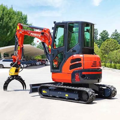 توروس 3.5 تن مینی حفاری با موتور کوبوتا Micro Digger Mult Functions bagger