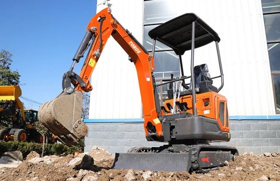 مینی حفاری 1600kg وزن عملیاتی، موتور کوبوتا